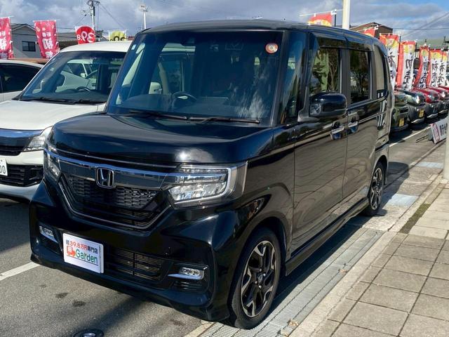 N-BOXカスタム G・Lターボホンダセンシング 雹害車・両側電動スライドドア・バックカメラ・禁煙車・ETC・衝突軽減ブレーキ・カーナビ・Bluetooth・フルセグTV・CD再生・スマートキー&プッシュスタート・ベンチシート・ルームクリーニング(39枚目)