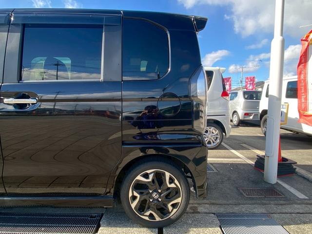 N-BOXカスタム G・Lターボホンダセンシング 雹害車・両側電動スライドドア・バックカメラ・禁煙車・ETC・衝突軽減ブレーキ・カーナビ・Bluetooth・フルセグTV・CD再生・スマートキー&プッシュスタート・ベンチシート・ルームクリーニング(53枚目)