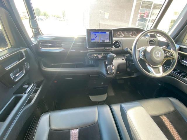 N-BOXカスタム G・Lターボホンダセンシング 雹害車・両側電動スライドドア・バックカメラ・禁煙車・ETC・衝突軽減ブレーキ・カーナビ・Bluetooth・フルセグTV・CD再生・スマートキー&プッシュスタート・ベンチシート・ルームクリーニング(63枚目)