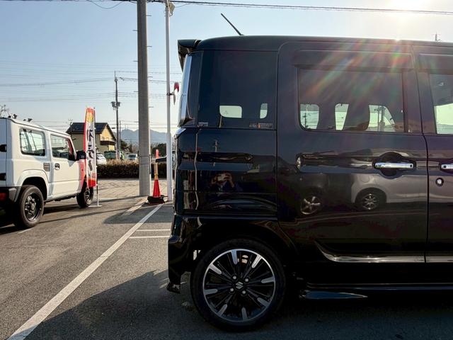 スペーシアカスタム ハイブリッドＸＳ　下取直売・両側電動スライドドア・禁煙車・衝突軽減ブレーキ・ＥＴＣ・カーナビ・Ｂｌｕｅｔｏｏｔｈ・フルセグＴＶ・ＣＤ／ＤＶＤ再生・スマートキー＆プッシュスタート・ベンチシート・ルームクリーニン（50枚目）