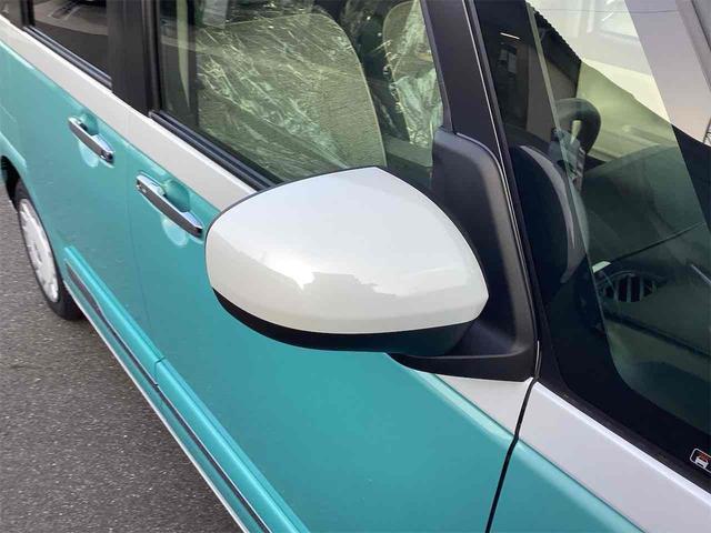 ムーヴキャンバス ストライプスＧ　バックカメラ　両側電動スライドドア　クリアランスソナー　衝突被害軽減システム　オートライト　スマートキー　アイドリングストップ　電動格納ミラー　ＣＶＴ　ＥＳＣ　エアコン　パワーステアリング（26枚目）