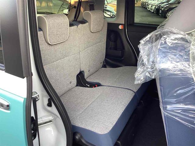 ムーヴキャンバス ストライプスＧ　バックカメラ　両側電動スライドドア　クリアランスソナー　衝突被害軽減システム　オートライト　スマートキー　アイドリングストップ　電動格納ミラー　ＣＶＴ　ＥＳＣ　エアコン　パワーステアリング（32枚目）