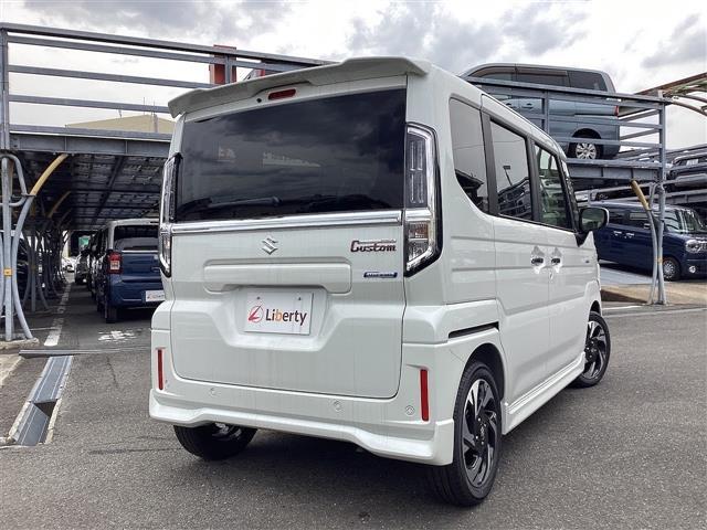 スペーシアカスタム ハイブリッドXS 両側電動スライドドア クリアランスソナー オートクルーズコントロール 衝突被害軽減システム オートライト LEDヘッドランプ スマートキー アイドリングストップ 電動格納ミラー シートヒーター(18枚目)