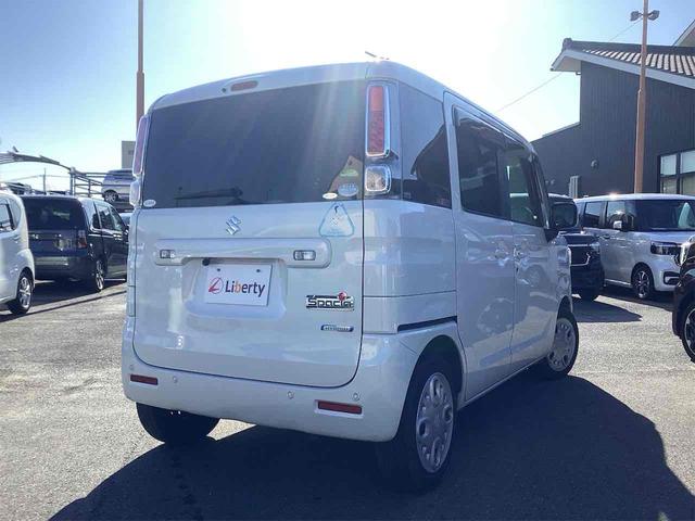 スペーシア ハイブリッドＸ　ＥＴＣ　バックカメラ　両側電動スライドドア　ナビ　ＴＶ　クリアランスソナー　レーンアシスト　衝突被害軽減システム　オートライト　スマートキー　アイドリングストップ　電動格納ミラー（18枚目）