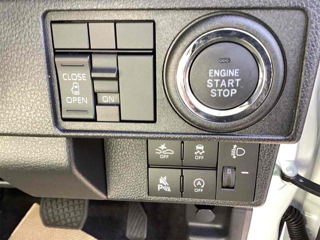 ムーヴ Ｘ　両側スライド・片側電動　クリアランスソナー　衝突被害軽減システム　オートライト　スマートキー　アイドリングストップ　電動格納ミラー　ベンチシート　ＣＶＴ　ＡＢＳ　ＥＳＣ　エアコン　パワーステアリング（12枚目）