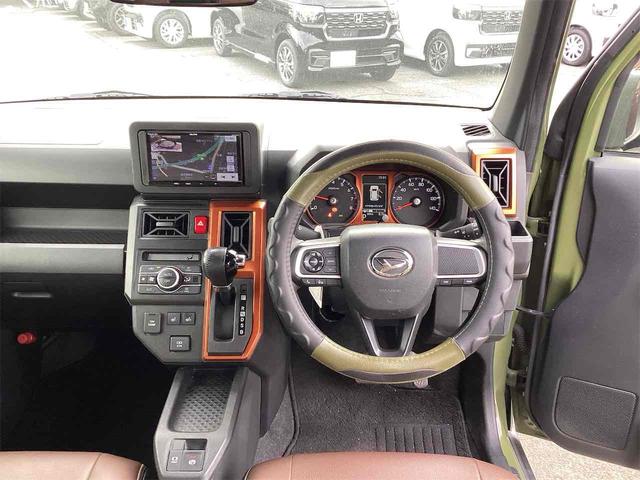 タフト Ｇ　ガラスルーフ　ＥＴＣ　バックカメラ　ナビ　ＴＶ　クリアランスソナー　衝突被害軽減システム　オートライト　スマートキー　アイドリングストップ　電動格納ミラー　シートヒーター　ＣＶＴ　ＥＳＣ　ＵＳＢ（5枚目）