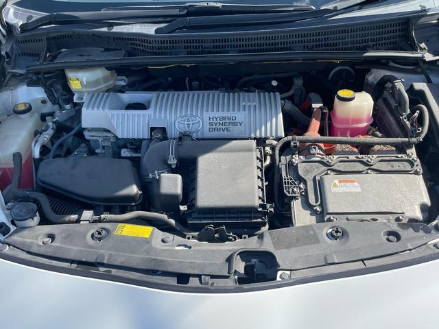 プリウス S ユーザー買取車 純正ナビ ワンセグTV CD DVD バックモニター スマートキー シートヒーター オートエアコン 電動格納ミラー 車検令和9年8月(51枚目)