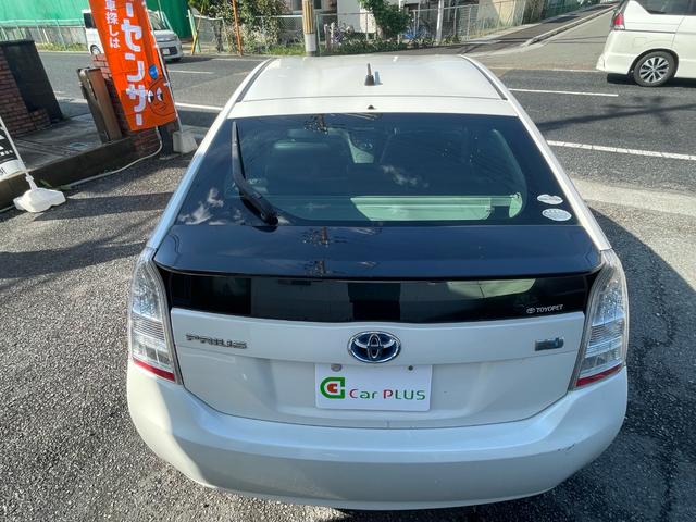 プリウス S ユーザー買取車 純正ナビ ワンセグTV CD DVD バックモニター スマートキー シートヒーター オートエアコン 電動格納ミラー 車検令和9年8月(56枚目)