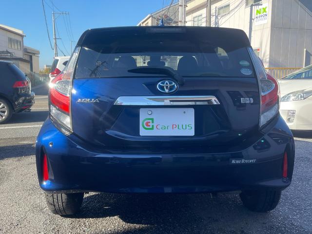 アクア Sスタイルブラック 雹害車 ユーザー買取車 メモリーナビ バックカメラ フルセグTV スマートキー 衝突被害軽減ブレーキ 新規車検2年 12ヶ月点検整備付(54枚目)