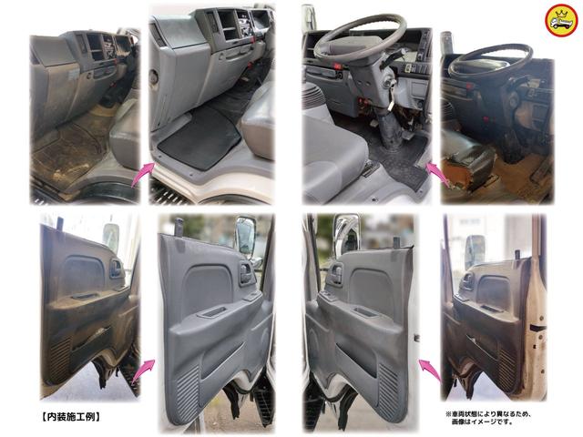 デュトロ 　３ｔ　低床　強化ダンプ　最大積載量３，０００ｋｇ　ＡＴ車　１３５ＰＳ　ターボ車　実走行５４，０００ｋｍ　ＥＴＣ　アドブルー不要　極東製　荷台内寸（Ｌ３０５／Ｗ１５９／Ｈ３７）　Ｎｏ．１０２４（77枚目）