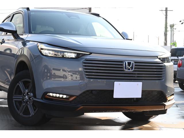 ヴェゼル e:HEV X・HuNTパッケージ ユーザー買取 1オーナー 禁煙 ハーフレザー 9型ナビ フルセグTV バックモニター Bluetooth ETC スマートキー2個 プッシュスタート コーナーセンサー 衝突軽減 レーダークルーズ(18枚目)