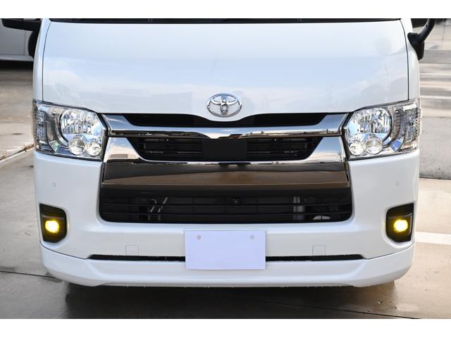 ハイエースバン スーパーGL ダークプライムII ユーザー買取 1オーナー 禁煙 ベッドキット ローダウン デジタルインナーミラー パノラミックビュー Bluetooth ETC 前後ドライブレコーダー 社外コンソール 社外スピーカー LED(19枚目)