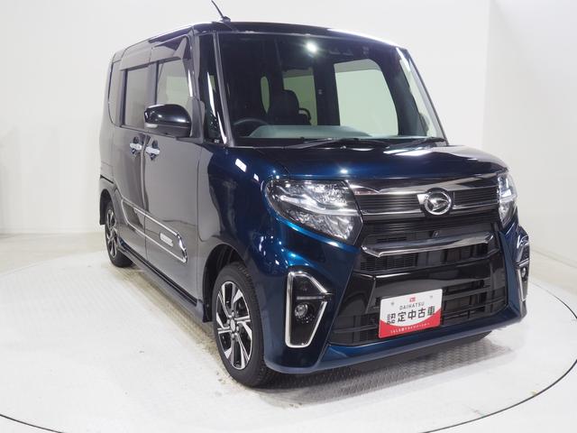 タント カスタムＸセレクション　４ＷＤ　両側パワースライドドア　ダイハツ純正ナビ　パノラマモニター　ナビ連動ドライブレコーダー　後席フリップダウンモニター　リモコンエンジンスターター　シートヒーター　スマートアシスト（3枚目）