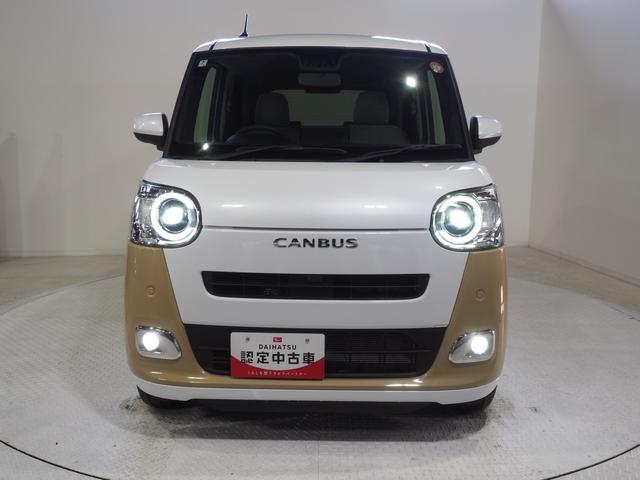 ムーヴキャンバス ストライプスＧ　４ＷＤ　両側パワースライドドア　ＬＥＤヘッドライト　オートライト　スマホ連携ディスプレイオーディオ　バックモニター　ワイヤレス充電器ｑｉ（チー）　運転席助手席シートヒーター　オートエアコン（2枚目）