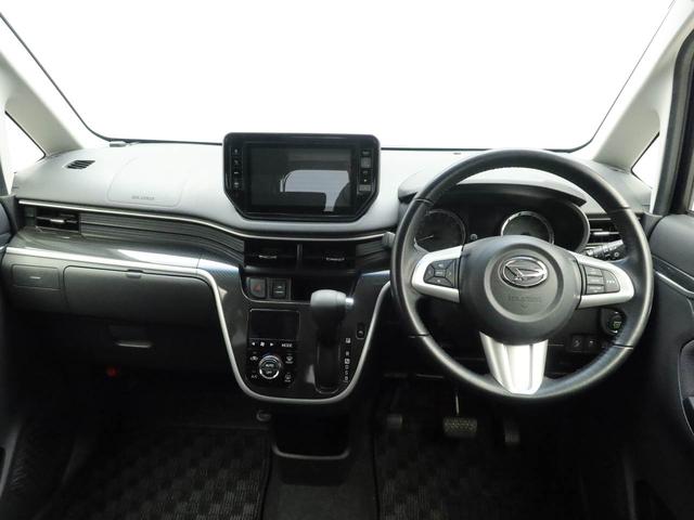 ムーヴ カスタム RS ハイパーSAII 純正8インチナビ ドラレコ 衝突軽減ブレーキ アルミホイール LEDヘッドライト 電動格納ドアミラー プッシュボタンスタート アイドリングストップ スマートキー オートエアコン 盗難防止システム バックカメラ ETC(2枚目)