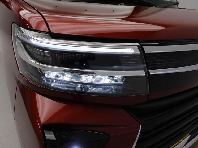 タント カスタムＸ　両側電動スライドドア　ＬＥＤヘッドライト　衝突軽減ブレーキ　プッシュボタンスタート　アイドリングストップ　スマートキー　障害物センサー　アルミホイール　電動格納ドアミラー　電動パーキングブレーキ　オートエアコン　運転席・助手席シートヒーター（42枚目）