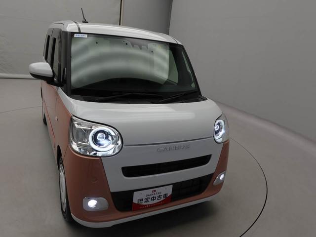 ムーヴキャンバス ストライプスＧ　ナビ　ＥＴＣ　ドラレコ　バックカメラ　衝突軽減ブレーキ　キーフリーシステム　ＬＥＤヘッドライト　両側電動スライドドア　プッシュボタンスタート　アイドリングストップ　障害物センサー　保温機能付カップホルダー（46枚目）