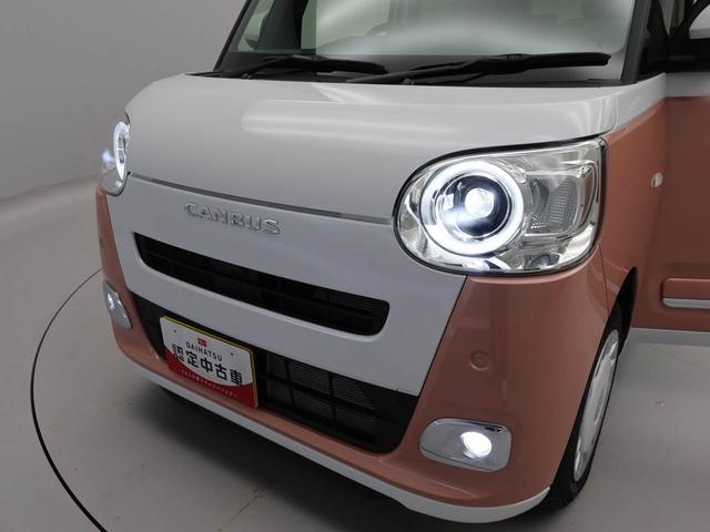 ムーヴキャンバス ストライプスＧターボ　キーフリー　ＬＥＤヘッドライト　衝突軽減装備（6枚目）