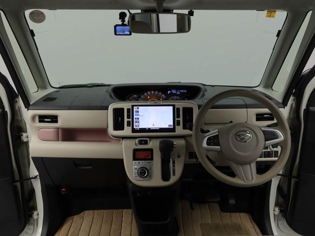 ムーヴキャンバス Ｇメイクアップ　ＳＡＩＩ　ナビ　ドライブレコーダー　ＥＴＣ　ＴＶ　バックカメラ　全方位モニタ　両側電動スライドドア　ＬＥＤヘッドライト　アイドリングストップ　プッシュスタート　エアバック　ＡＢＳ　ＣＶＴ　キーフリー（2枚目）