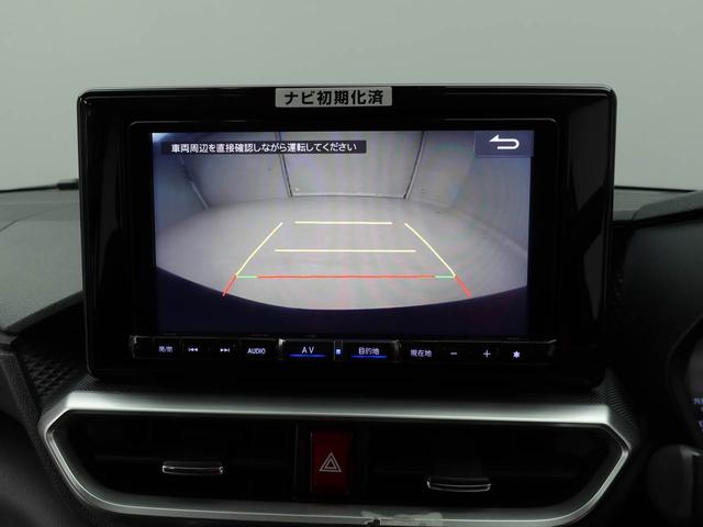 バックカメラ映像：ガイドラインが表示されるので、後ろまでの距離や車の傾きがわかりやすいですよ。