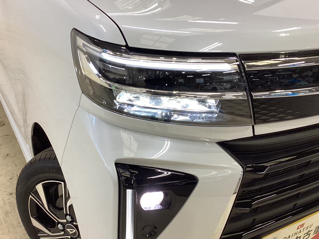 タント カスタムＸ　届出済み未使用車　両側電動スライドドア　両側電動スライドドア　前後コーナーセンサー　前席シートヒーター　電子パーキング　オートマチックハイビーム　ＬＥＤヘッドライト　スマートキー　プッシュスタート　１４インチ純正アルミホイール　ＡＢＳ（4枚目）