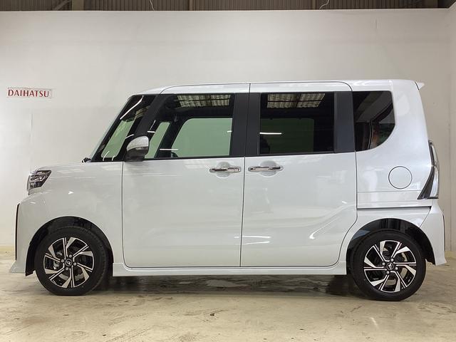 タント カスタムＸ　届出済み未使用車　両側電動スライドドア　両側電動スライドドア　前後コーナーセンサー　前席シートヒーター　電子パーキング　オートマチックハイビーム　ＬＥＤヘッドライト　スマートキー　プッシュスタート　１４インチ純正アルミホイール　ＡＢＳ（9枚目）