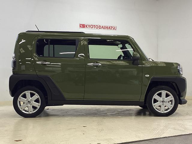 タフト G クロムベンチャー クルコン リアカメラ コーナーセンサー アダプティブクルーズコントロール リアカメラ 前後コーナーセンサー 前席シートヒーター スカイフィールトップ USBチャージャー オートマチックハイビーム 15インチ純正アルミホイール 電子パーキング(12枚目)