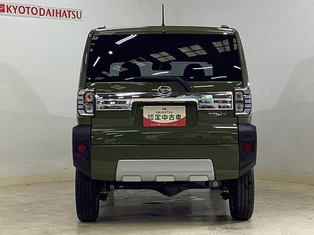 タフト G クロムベンチャー クルコン リアカメラ コーナーセンサー アダプティブクルーズコントロール リアカメラ 前後コーナーセンサー 前席シートヒーター スカイフィールトップ USBチャージャー オートマチックハイビーム 15インチ純正アルミホイール 電子パーキング(13枚目)