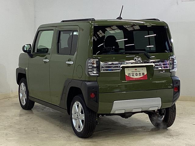 タフト G クロムベンチャー クルコン リアカメラ コーナーセンサー アダプティブクルーズコントロール リアカメラ 前後コーナーセンサー 前席シートヒーター スカイフィールトップ USBチャージャー オートマチックハイビーム 15インチ純正アルミホイール 電子パーキング(15枚目)