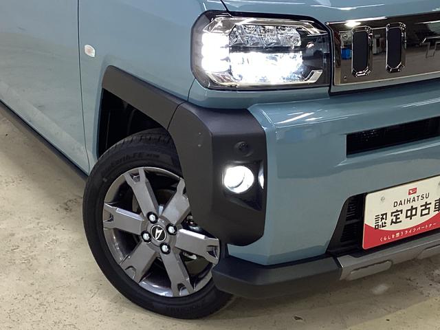 タフト G ダーククロムベンチャー 4WD 届出済み未使用車 4WD バックカメラ対応 クルーズコントロール 前後コーナーセンサー スカイフィールトップ 前席シートヒーター オートライト LEDヘッドライト USB 電子パーキング 15インチ純正アルミホイール(7枚目)