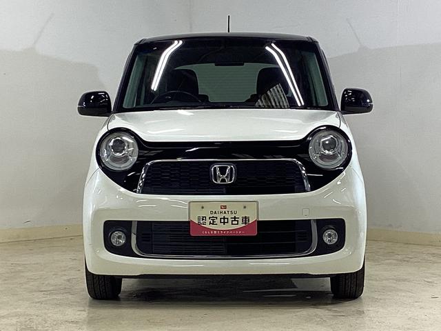 N-ONE プレミアム・Lパッケージ ワンオーナー バックカメラ ETC ワンオーナー 純正ナビ バックカメラ ETC ツートン 電動格納ミラー オートライト サイドカーテンエアバッグ オールシーズンマット 横滑り防止措置 プッシュスタート 14インチ純正アルミホイール(5枚目)