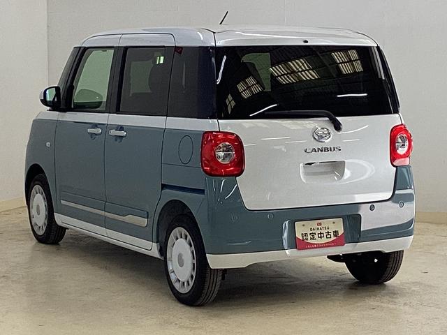 ムーヴキャンバス ストライプスＧ　届出済み未使用車　両側電動スライドドア　前後コーナーセンサー　両側電動スライドドア　シートヒーター　ホットカップホルダー　バックカメラ　スマートキー　プッシュスタート　オートブレーキホールド　ＬＥＤヘッドライト　ＵＳＢチャージャー（15枚目）