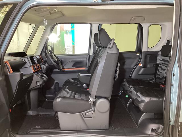 タント ファンクロス　シートヒータ　両側電動スライドドア　ＵＳＢ接続　前席シートヒーター　前後コーナーセンサー　両側電動スライドドア　ルーフレール　バックカメラ対応　ＵＳＢ接続　オートブレーキホールド　スマートキー　アイドリングストップ　スマートアシスト　オートライト（5枚目）