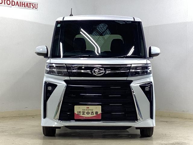 タント カスタムX 届出済未使用車 シートヒーター 電動スライドドア ワンオーナー 届出済未使用車 前席シートヒーター 両側電動スライドドア 前後コーナーセンサー バックカメラ USB接続 プッシュボタンエンジンスタート 横滑り防止措置 LEDヘッドライト オートライト(6枚目)