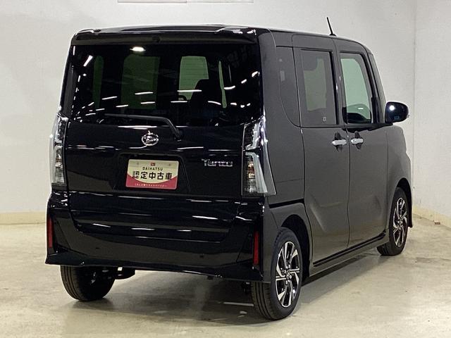 タント カスタムX 届出済未使用車 シートヒーター バックカメラ ワンオーナー 届出済未使用車 バックカメラ 前後コーナーセンサー 前席シートヒーター 両側電動スライドドア USB接続 アイドリングストップ 横滑り防止措置 オートライト 14インチ純正アルミホイール(16枚目)