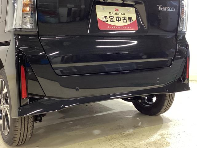 タント カスタムX 届出済未使用車 シートヒーター バックカメラ ワンオーナー 届出済未使用車 バックカメラ 前後コーナーセンサー 前席シートヒーター 両側電動スライドドア USB接続 アイドリングストップ 横滑り防止措置 オートライト 14インチ純正アルミホイール(18枚目)