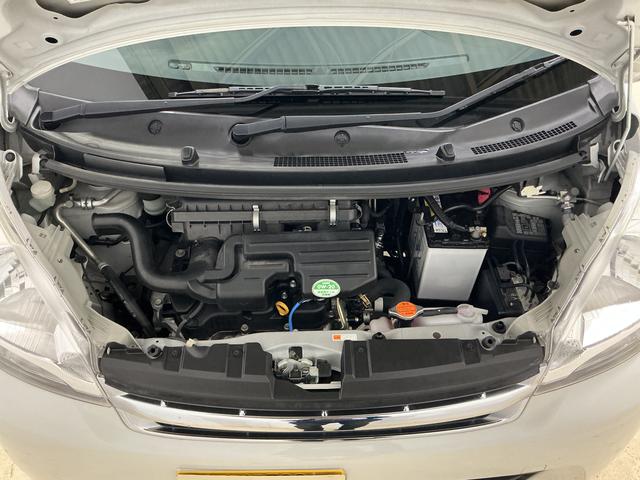 ムーヴ Ｘリミテッド　ワンオーナー　ナビ　バックカメラ　ワンセグＴＶ　ワンオーナー　ナビ　バックカメラ　１４インチ純正アルミホイール　ワンセグＴＶ　スマートキー　アイドリングストップ　盗難防止装置　１２Ｖ電源ソケット　ヘッドライトレべライザー　オートエアコン　ＡＢＳ（57枚目）