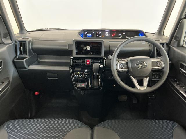 タント カスタムＲＳ　届け出済み未使用車　ターボ　全周囲カメラ　届け出済み未使用車　ターボ　パノラマモニター　ＥＴＣ　両側電動スライドドア　アダプティブクルーズコントロール　前席シートヒーター　１５インチ純正アルミホイール　オートマチックハイビーム　電子パーキング（2枚目）