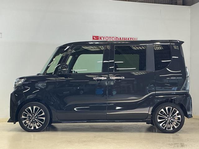 タント カスタムＲＳ　届け出済み未使用車　ターボ　全周囲カメラ　届け出済み未使用車　ターボ　パノラマモニター　ＥＴＣ　両側電動スライドドア　アダプティブクルーズコントロール　前席シートヒーター　１５インチ純正アルミホイール　オートマチックハイビーム　電子パーキング（15枚目）