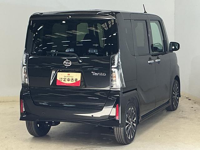 タント カスタムＲＳ　届け出済み未使用車　ターボ　全周囲カメラ　届け出済み未使用車　ターボ　パノラマモニター　ＥＴＣ　両側電動スライドドア　アダプティブクルーズコントロール　前席シートヒーター　１５インチ純正アルミホイール　オートマチックハイビーム　電子パーキング（18枚目）