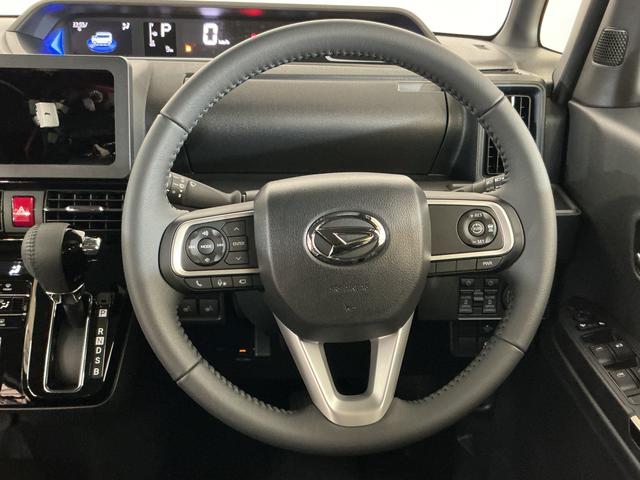 タント カスタムＲＳ　届け出済み未使用車　ターボ　全周囲カメラ　届け出済み未使用車　ターボ　パノラマモニター　ＥＴＣ　両側電動スライドドア　アダプティブクルーズコントロール　前席シートヒーター　１５インチ純正アルミホイール　オートマチックハイビーム　電子パーキング（31枚目）