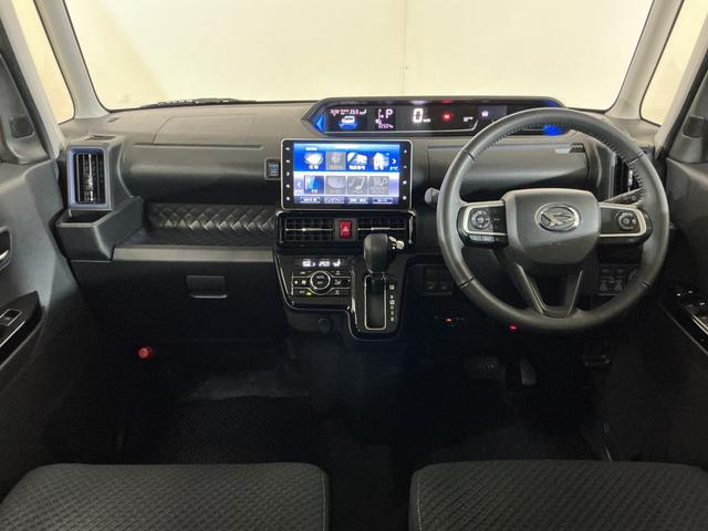 タント カスタムＲＳ　ウェルカムシートリフト　ターボ　ナビ　ＥＴＣ　ターボ　スマートアシスト　９インチナビ　パノラマモニター　ドライブレコーダー　ＥＴＣ　アダプティブクルーズコントロール　両側リヤパワースライドドア　プッシュボタンエンジンスタート　ＬＥＤヘッドライト（2枚目）