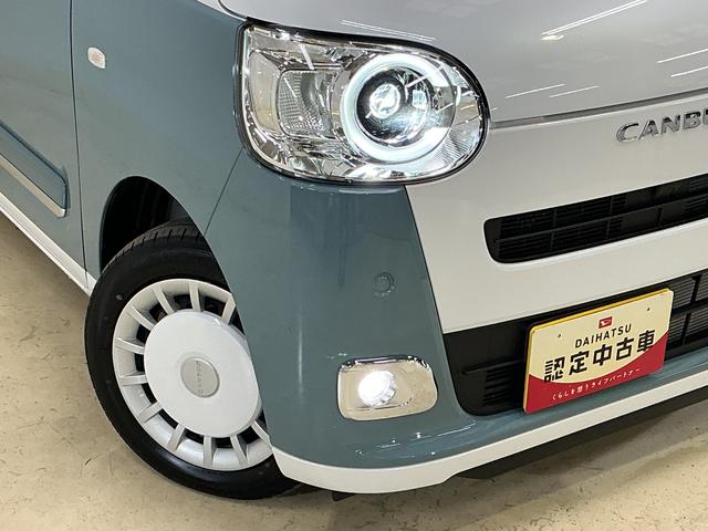 ムーヴキャンバス ストライプスＧ　届出済未使用車　ＬＥＤ　バックカメラ　デモカー　バックカメラ　両側電動スライドドア　前席シートヒーター　ホッとカップホルダー　オートマチックハイビーム　前後コーナーセンサー　電子パーキング　オートブレーキホールド　ＵＳＢチャージャー（7枚目）