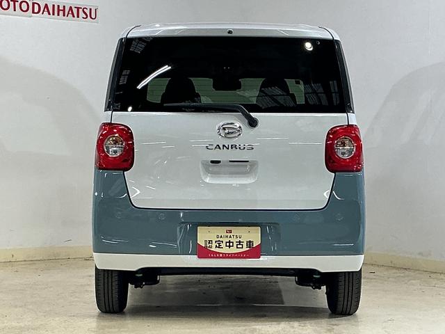 ムーヴキャンバス ストライプスＧ　届出済未使用車　ＬＥＤ　バックカメラ　デモカー　バックカメラ　両側電動スライドドア　前席シートヒーター　ホッとカップホルダー　オートマチックハイビーム　前後コーナーセンサー　電子パーキング　オートブレーキホールド　ＵＳＢチャージャー（13枚目）