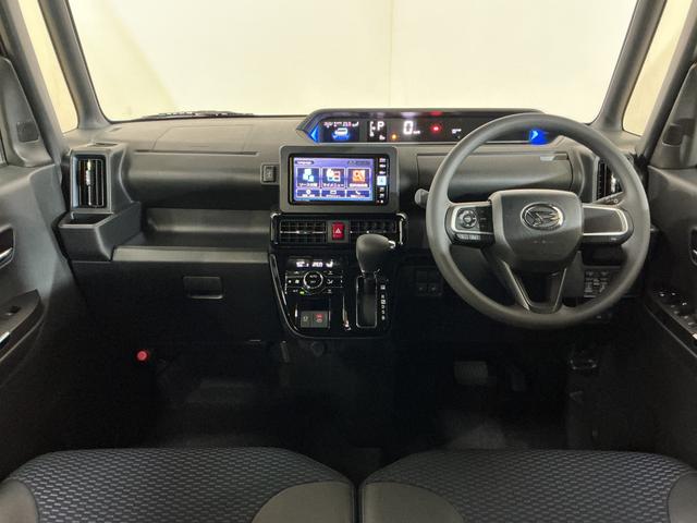 タント カスタムＸ　届出済未使用車　ナビ　バックカメラ　届出済未使用車　ナビ　バックカメラ　前後コーナーセンサー　前席シートヒーター　電子パーキング　オートブレーキホールド　ＵＳＢ　Ｂｌｕｅｔｏｏｔｈ　オートマチックハイビーム　１４インチ純正アルミホイール（2枚目）