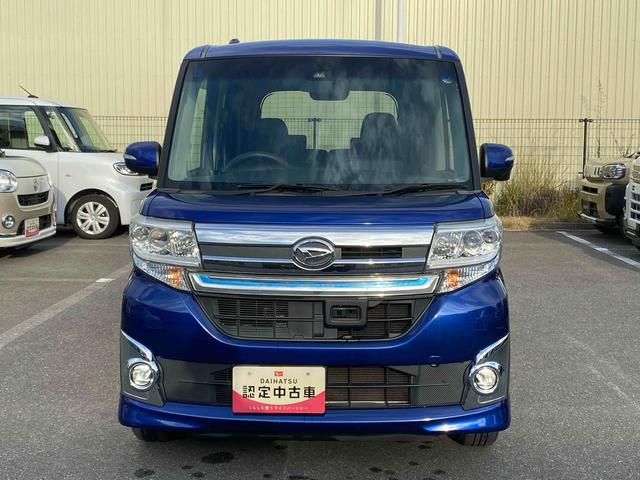 タント カスタムＸ　トップエディションＳＡＩＩ　ダイハツ認定中古車　予防安全機能スマートアシスト搭載　アイドリングストップ　アルミホイール　片側パワースライドドア　シートリフター　ナビゲーション　セキュリティアラーム　フォグランプ　キーフリーキー（2枚目）
