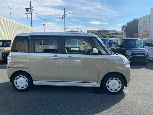 ムーヴキャンバス Ｇメイクアップ　ＳＡＩＩＩ　パノラマモニター　ダイハツ認定中古車　予防安全機能スマートアシスト搭載　アイドリングストップ　パノラマモニター　両側パワースライドドア　シートリフター　フォグランプ　ナビゲーションセキュリティアラーム　キーフリーキー（4枚目）