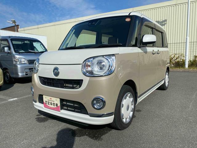 ムーヴキャンバス Ｇメイクアップ　ＳＡＩＩＩ　パノラマモニター　ダイハツ認定中古車　予防安全機能スマートアシスト搭載　アイドリングストップ　パノラマモニター　両側パワースライドドア　シートリフター　フォグランプ　ナビゲーションセキュリティアラーム　キーフリーキー（7枚目）