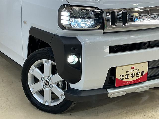 タフト Ｇ　クロムベンチャー　デモカー　パノラマモニター　クルコン　デモカー　パノラマモニター　スカイフィールトップ　アダプティブクルーズコントロール　前後コーナーセンサー　前席シートヒーター　電子パーキング　オートブレーキホールド　１５インチ純正アルミホイール（8枚目）