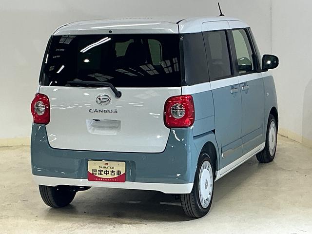 ムーヴキャンバス ストライプスＧ　届出済未使用車　両側リヤパワースライドドア　届出済未使用車　スマートアシスト　バックカメラ　両側リヤパワースライドドア　プッシュボタンエンジンスタート　ＬＥＤヘッドライト　コーナーセンサ　オートエアコン　オートライト　シートヒーター　ＡＢＳ（15枚目）